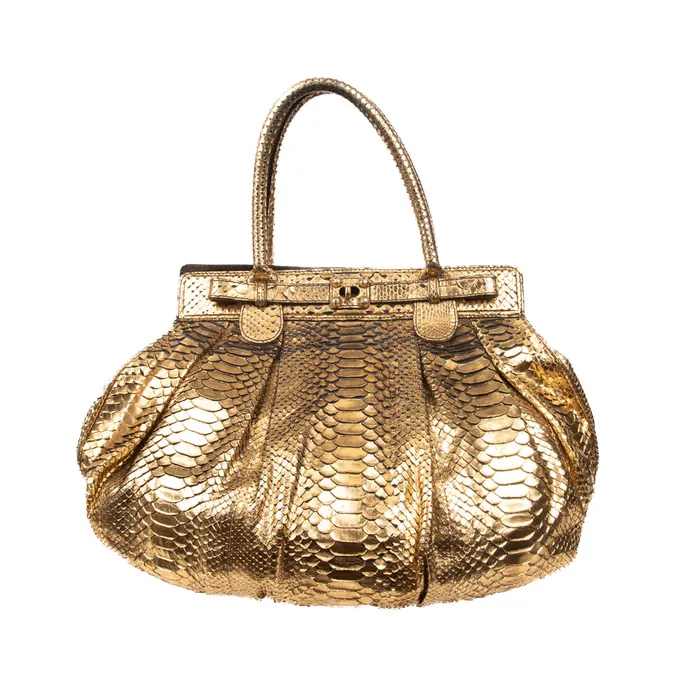 Earrings ZAGLIANI PreOwned Zagliani Python Handbag
