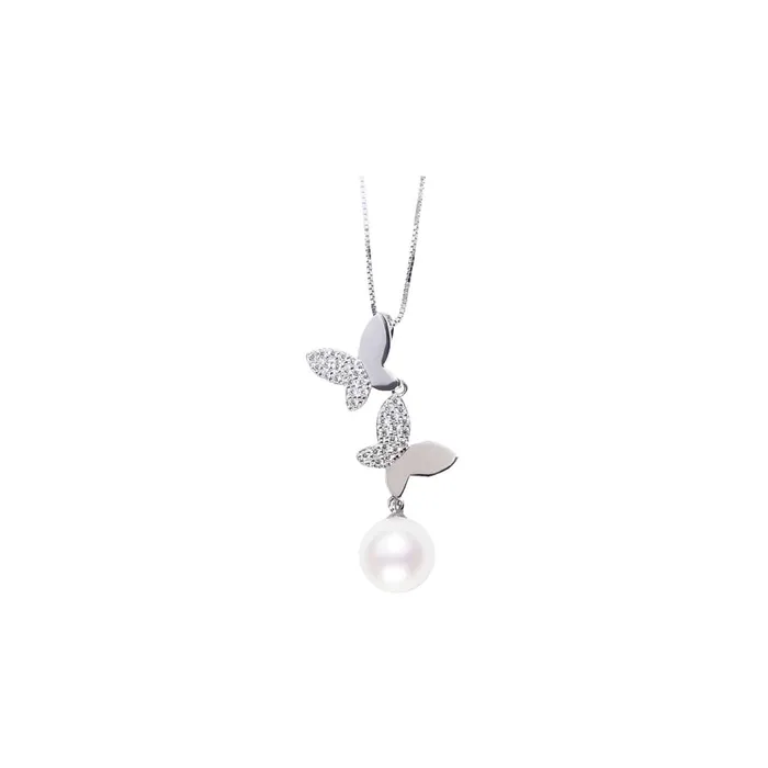 Elegant Freshwater Pearl Necklace WN00083 GARDENS Pearly Lustre Necklaces