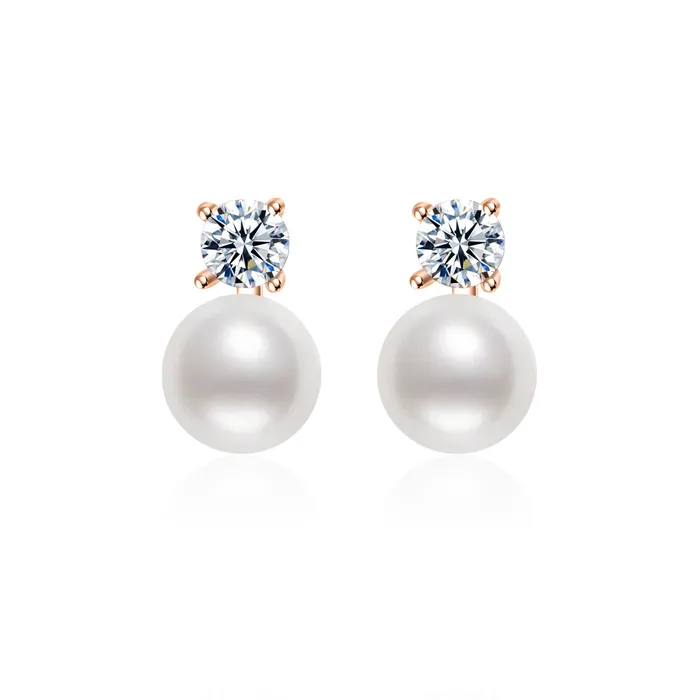 Elegant Freshwater Pearl Set WS00082 Pearly Lustre Earrings