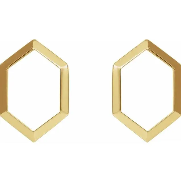 Fire Brilliance Earrings Gold Geometric Drop Earrings