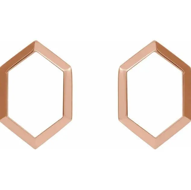 Fire Brilliance Earrings Gold Geometric Drop Earrings