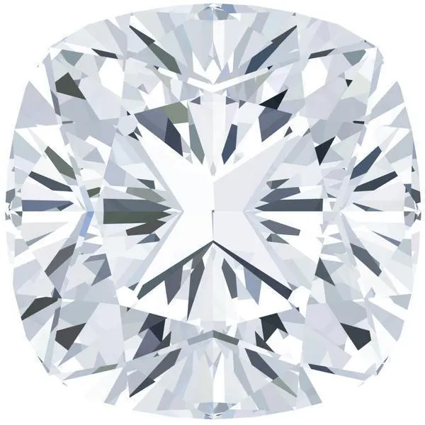 Fire Brilliance FAB Moissanite Cushion Cut Earrings