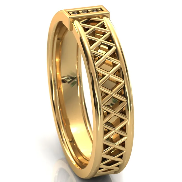 Fire Brilliance Laces Round Cut Gems Couples 34 Eternity Matching TwoBand Set Rings