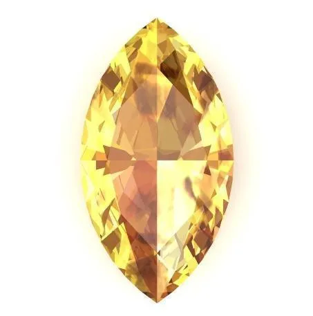 FIRE BRILLIANCE Rings Chatham LabGrown Marquise Yellow Sapphire Stone Size