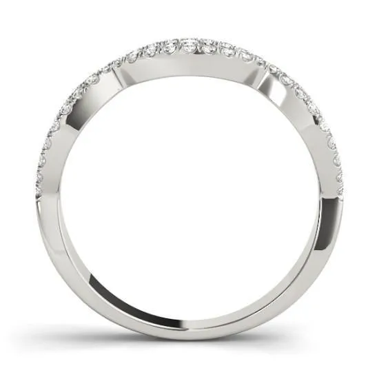 Fire Brilliance Rings Stackables 12 Eternity TriTone Gold MicroPave Infinity 3Band Set Selectables