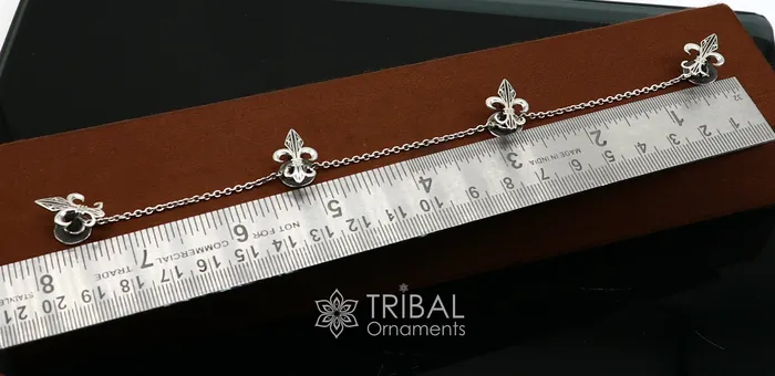 French Fleur de Lis design 925 Sterling Silver set of 4 kurta Buttons for Fashion Perfection silver cufflinks cultural trendy jewelry btn39 TRIBAL ORNAMENTS Rings French Fleur de Lis design 925 Sterling Silver set of 4 kurta Buttons for Fashion Perfection silver cufflinks cultural trendy jewelry btn39 TRIBAL ORNAMENTS Rings