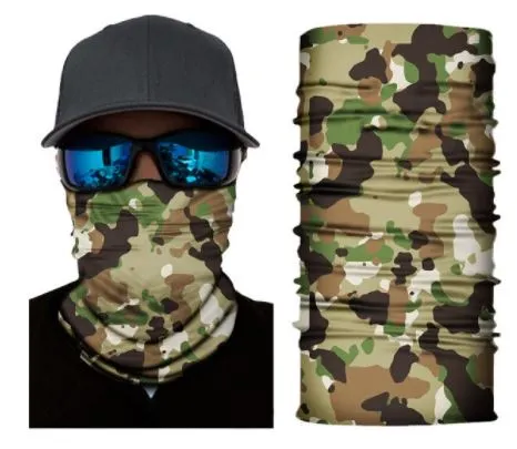 G199 Camouflage Gaiter Mask polly Earrings