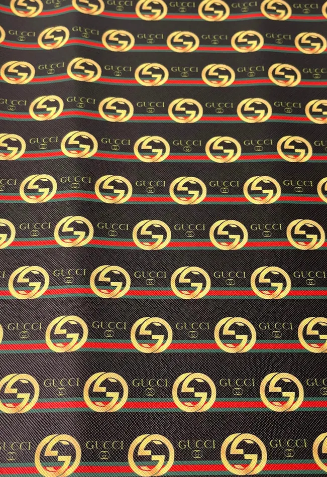 GG Faux LeatherVinyl PatchesSheets 8 inches X 12 inches Twisted Moon Jewelry Earrings