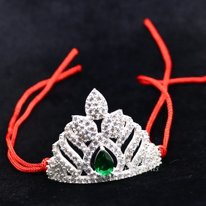 Gorgeous design cz stone handmade 925 sterling silver lord krishna baby mukut amazing laddy gopala crawling krishna crown mukut su915 TRIBAL ORNAMENTS Rings