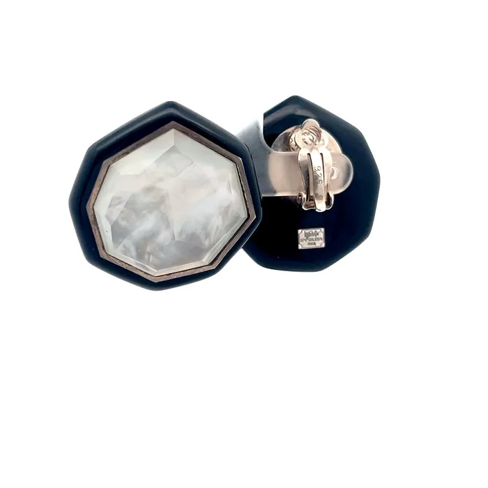 Ippolita Earrings PreOwned Ippolita Mother of Pearl ClipOn Earrings