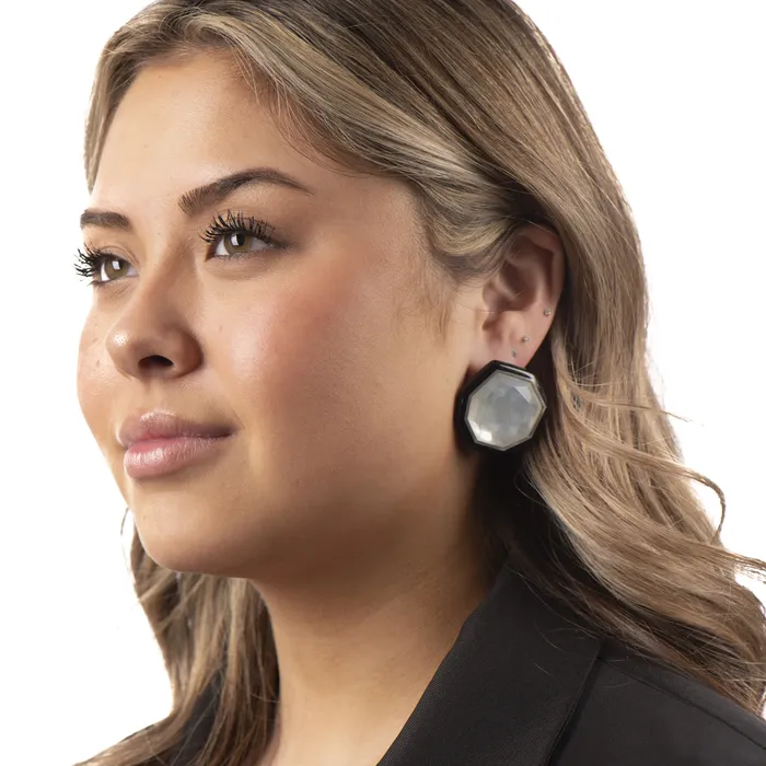 Ippolita Earrings PreOwned Ippolita Mother of Pearl ClipOn Earrings