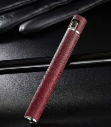 Iris Fashion Jewelry Earrings LT43 Burgundy Textured Cigarette Sized Lighter