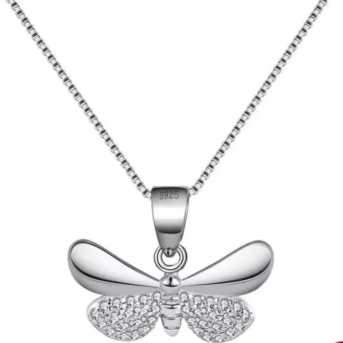 Jewelvers Necklaces 925 Sterling Silver Butterfly Necklace Jewelvers Necklaces 925 Sterling Silver Butterfly Necklace
