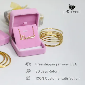 Jewelvers Rings 18K GoldFilled Personalized Ring Custom Engraved Double Band Name Ring for Women