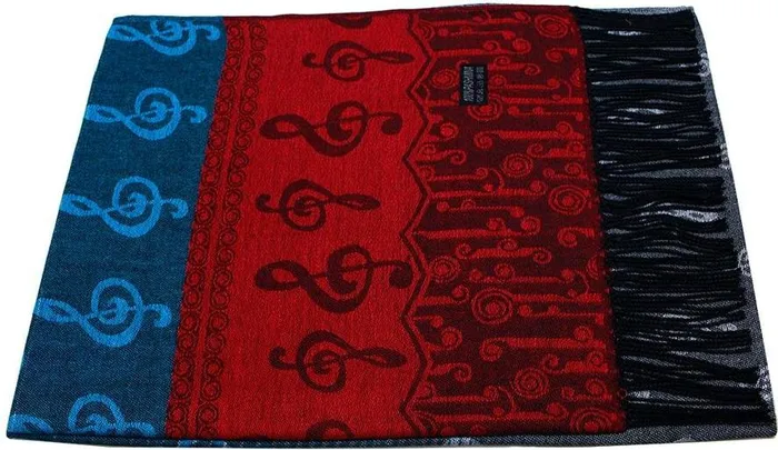 Jzhifiyer Store Earrings PashminaStyle Treble Clef Scarf
