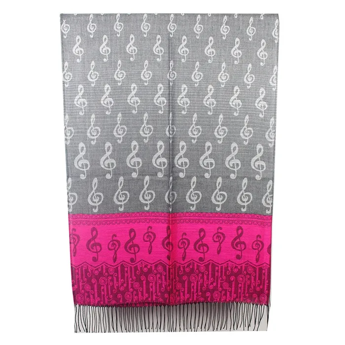 Jzhifiyer Store Earrings PashminaStyle Treble Clef Scarf
