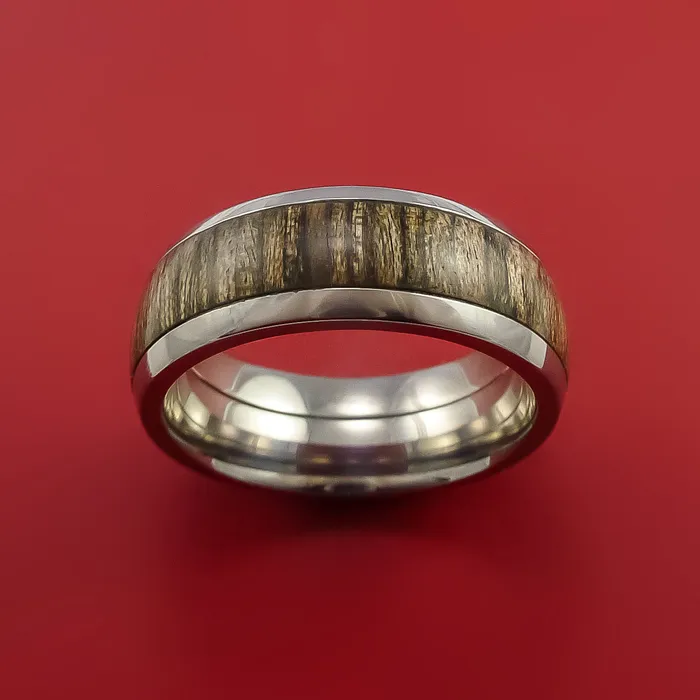 Lashbrook Rings Titanium Ring with Hardwood Inlay Custom Made Band Lashbrook Rings Titanium Ring with Hardwood Inlay Custom Made Band