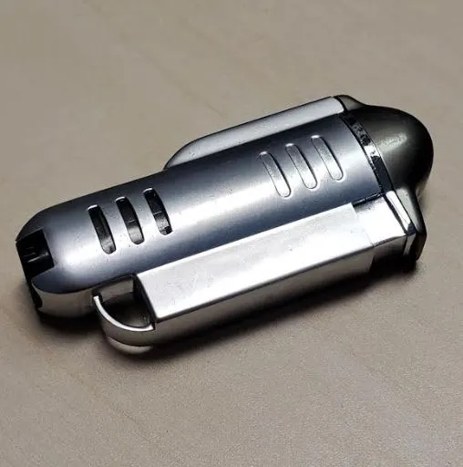 LT27 Silver Butane Lighter Iris Fashion Jewelry Rings