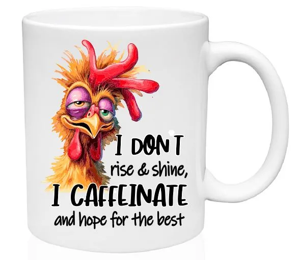 MG68 I Caffeinate Coffee Mug Sand Dollar Sales Earrings
