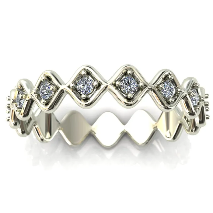 Mindful Chess Round Cut Gems Couples Full Eternity Matching TwoBand Set Fire Brilliance Rings