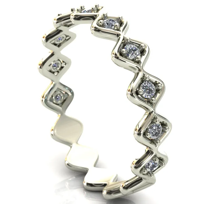 Mindful Chess Round Cut Gems Couples Full Eternity Matching TwoBand Set Fire Brilliance Rings