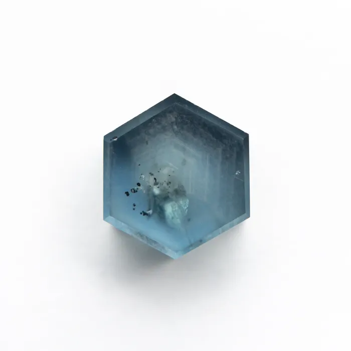 Misfit Gems Earrings 493ct 877x759x500mm Hexagon Slab Sapphire 2222001