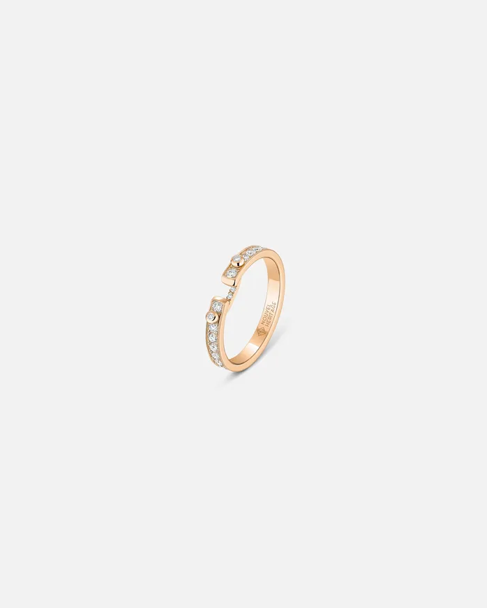 Mood Rings Eternity Tuxedo PM Mood Ring in Rose Gold