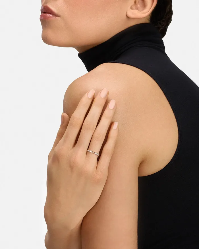 Mood Rings Eternity Tuxedo PM Mood Ring in Rose Gold Mood Rings Eternity Tuxedo PM Mood Ring in Rose Gold