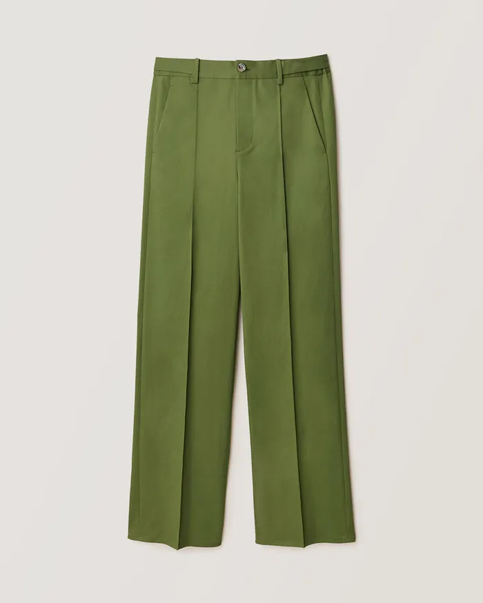 Moss Green Kurt Pant ADEAM Earrings