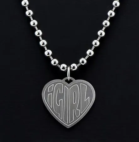 N1246 Silver Please Return to Heaven Heart Necklace with Free Earrings alice Necklaces N1246 Silver Please Return to Heaven Heart Necklace with Free Earrings alice Necklaces