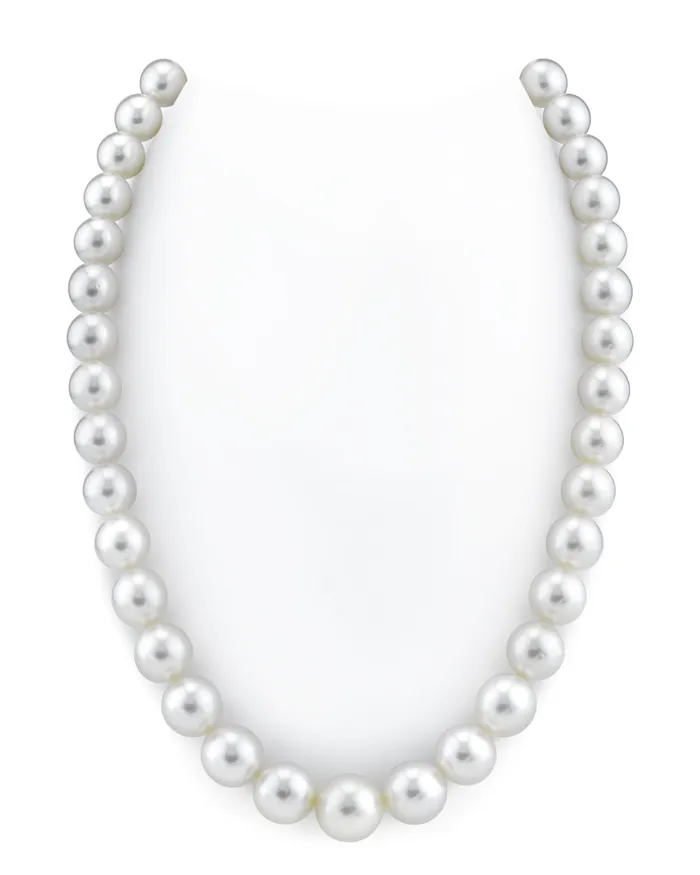 Necklaces 1012mm White South Sea Pearl Necklace AAAA Quality SPT