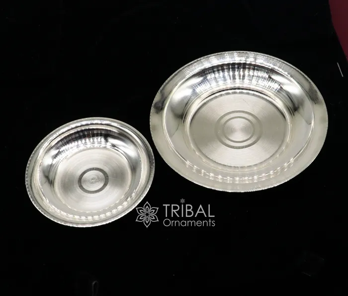 Necklaces 925 silver handmade silver small plate or Tilak bowl best small tiny plate for saffron sandal or kumkum tilak dani silver thali su1052 TRIBAL ORNAMENTS Necklaces 925 silver handmade silver small plate or Tilak bowl best small tiny plate for saffron sandal or kumkum tilak dani silver thali su1052 TRIBAL ORNAMENTS