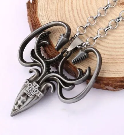 Necklaces AZ1320 Silver We Do Not Sow Grey Joy Necklace with FREE EARRINGS alice