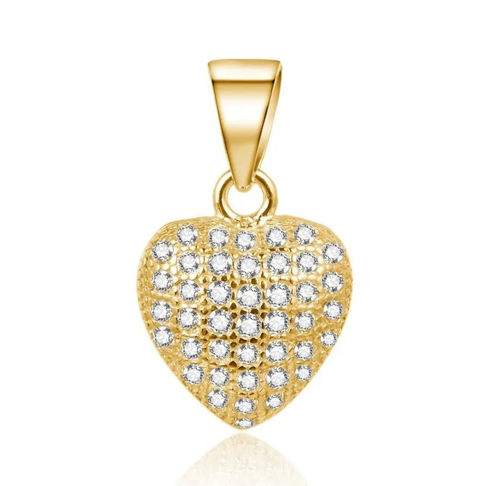 Necklaces Jewelvers 925 Silver Heart Charm Necklace