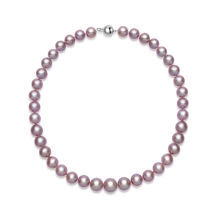 Necklaces Pearly Lustre 18k Gold Top Lustre Edison Purple Pearl Necklace KN00288 Necklaces Pearly Lustre 18k Gold Top Lustre Edison Purple Pearl Necklace KN00288