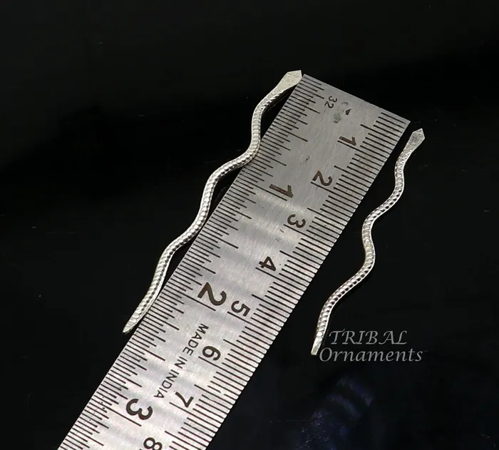 Necklaces Sterling silver handmade Nag Nagin snake joda pair for puja or worshipping su967 TRIBAL ORNAMENTS Necklaces Sterling silver handmade Nag Nagin snake joda pair for puja or worshipping su967 TRIBAL ORNAMENTS