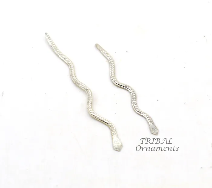 Necklaces Sterling silver handmade Nag Nagin snake joda pair for puja or worshipping su967 TRIBAL ORNAMENTS Necklaces Sterling silver handmade Nag Nagin snake joda pair for puja or worshipping su967 TRIBAL ORNAMENTS