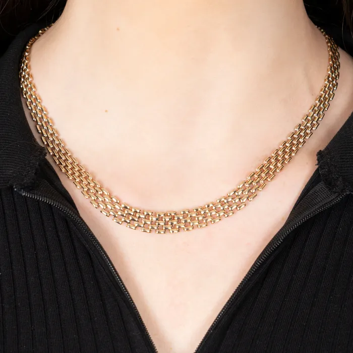Necklaces STORE 5a PreOwned Graduated Link Necklace