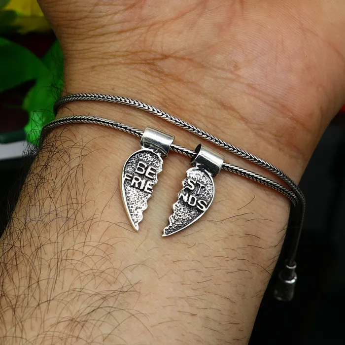 Necklaces TRIBAL ORNAMENTS 925 sterling silver handmade best friend broken pendant best gifting silver pendant elegant divine jewelry ssp1438