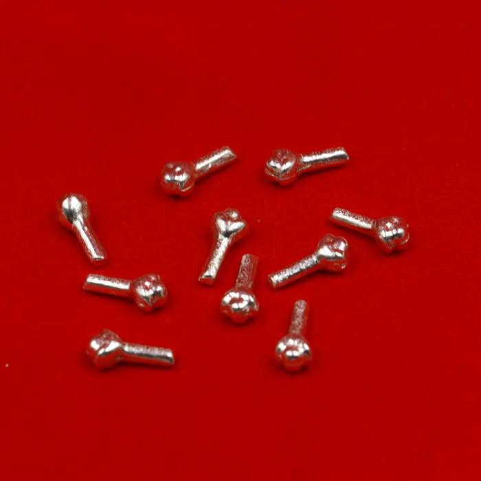 Necklaces TRIBAL ORNAMENTS Lot 10 pieces 925 Sterling silver handmade silver cloves laung nut for puja best gift idols God best puja article su1327