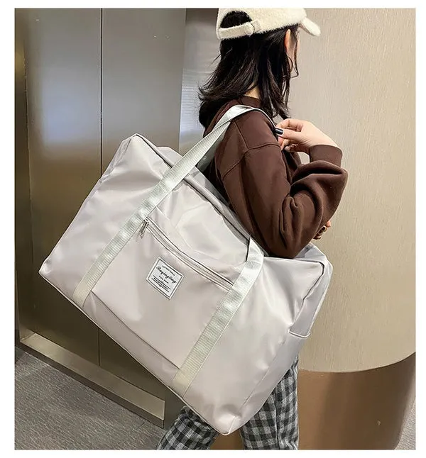 PB95 Gray Nylon Large Travel Bag polly Earrings
