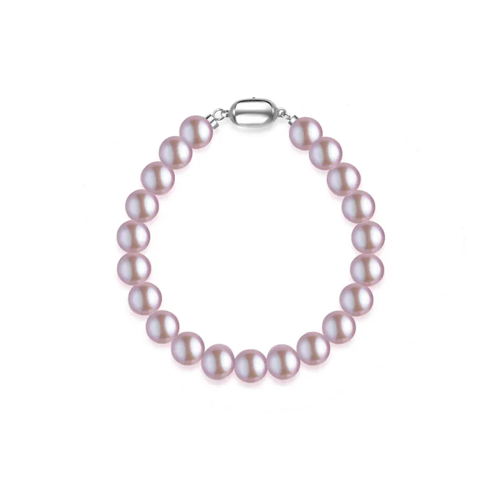 Pearly Lustre Bracelets Excellent Lustre Purple Freshwater Pearl Bracelet WB00172 Pearly Lustre Bracelets Excellent Lustre Purple Freshwater Pearl Bracelet WB00172