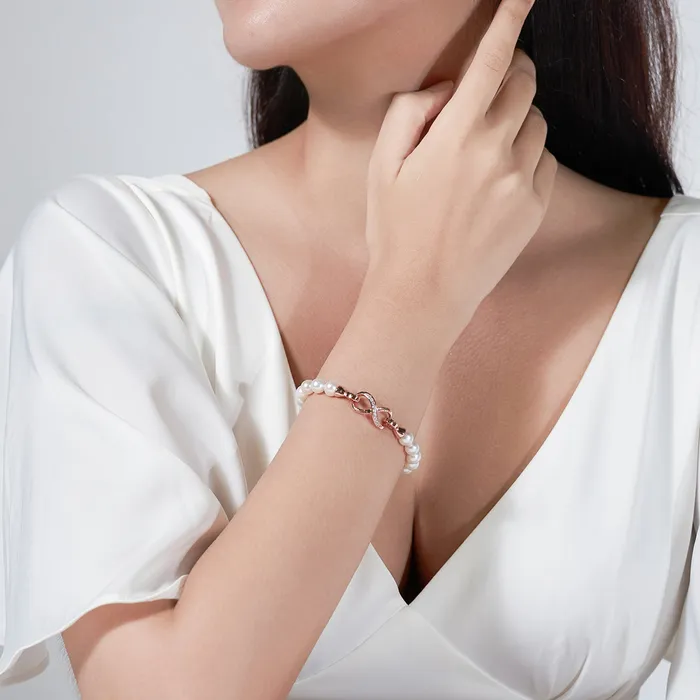 Pearly Lustre Bracelets Forever Freshwater Pearl Bracelet WB00057