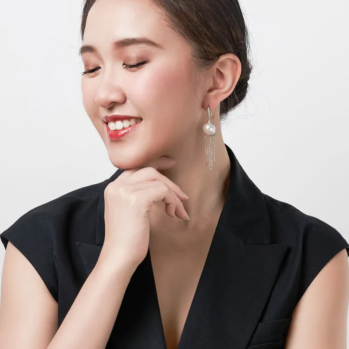 Pearly Lustre Earrings New Yorker Freshwater Pearl Earrings WE00714
