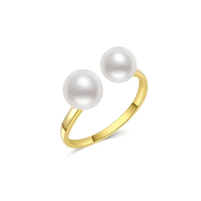 Pearly Lustre Elegant Freshwater Pearl Ring WR00109 Rings