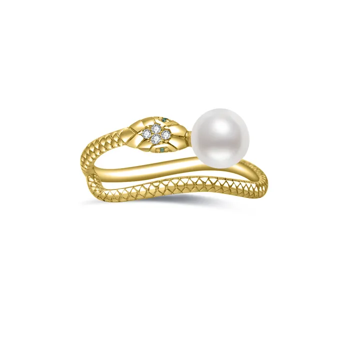 Pearly Lustre Freshwater Pearl Ring WR00248 SAFARI Rings