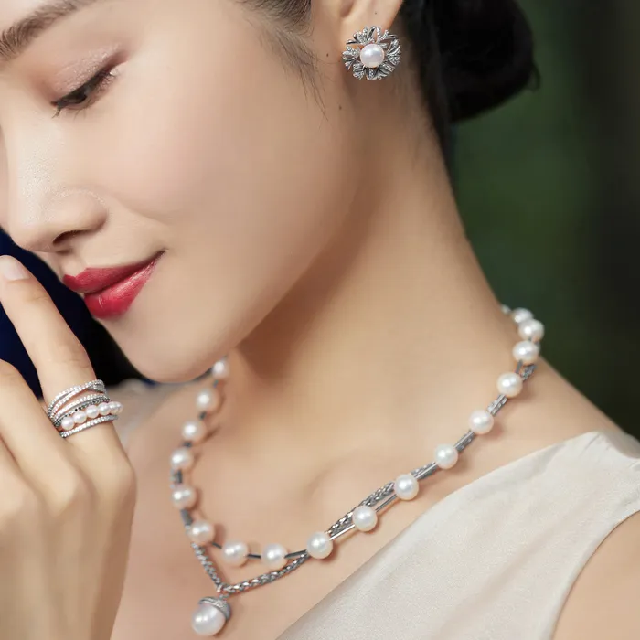Pearly Lustre Necklaces Asian Civilisations Museum Freshwater Pearl Necklace WN00344 New Yorker Collection