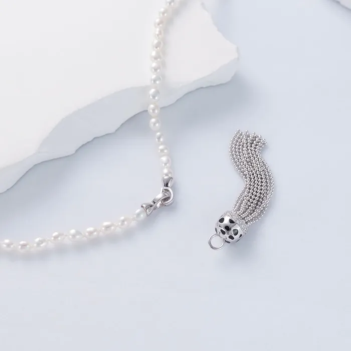 Pearly Lustre Necklaces Cheetah Print Freshwater Pearl Multi Style Necklace Belt WN00633 SAFARI