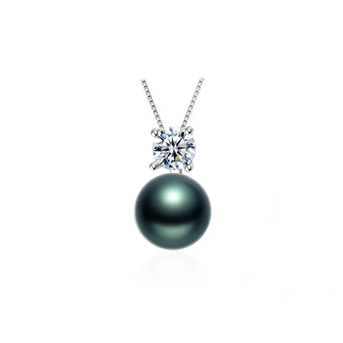 Pearly Lustre Necklaces Elegant Tahitian Pearl Necklace WN00405
