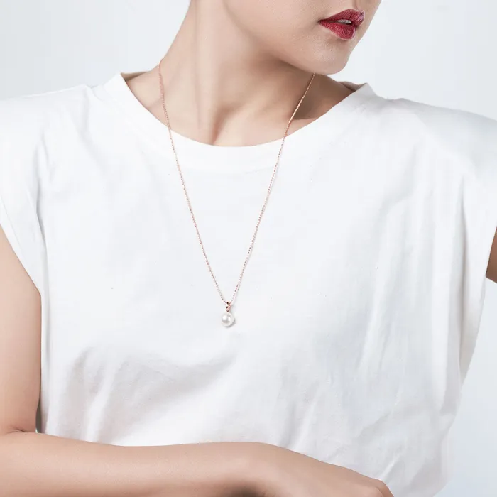 Pearly Lustre Top Grade Edison Pearl Necklace WN00643 Mix Match Necklaces